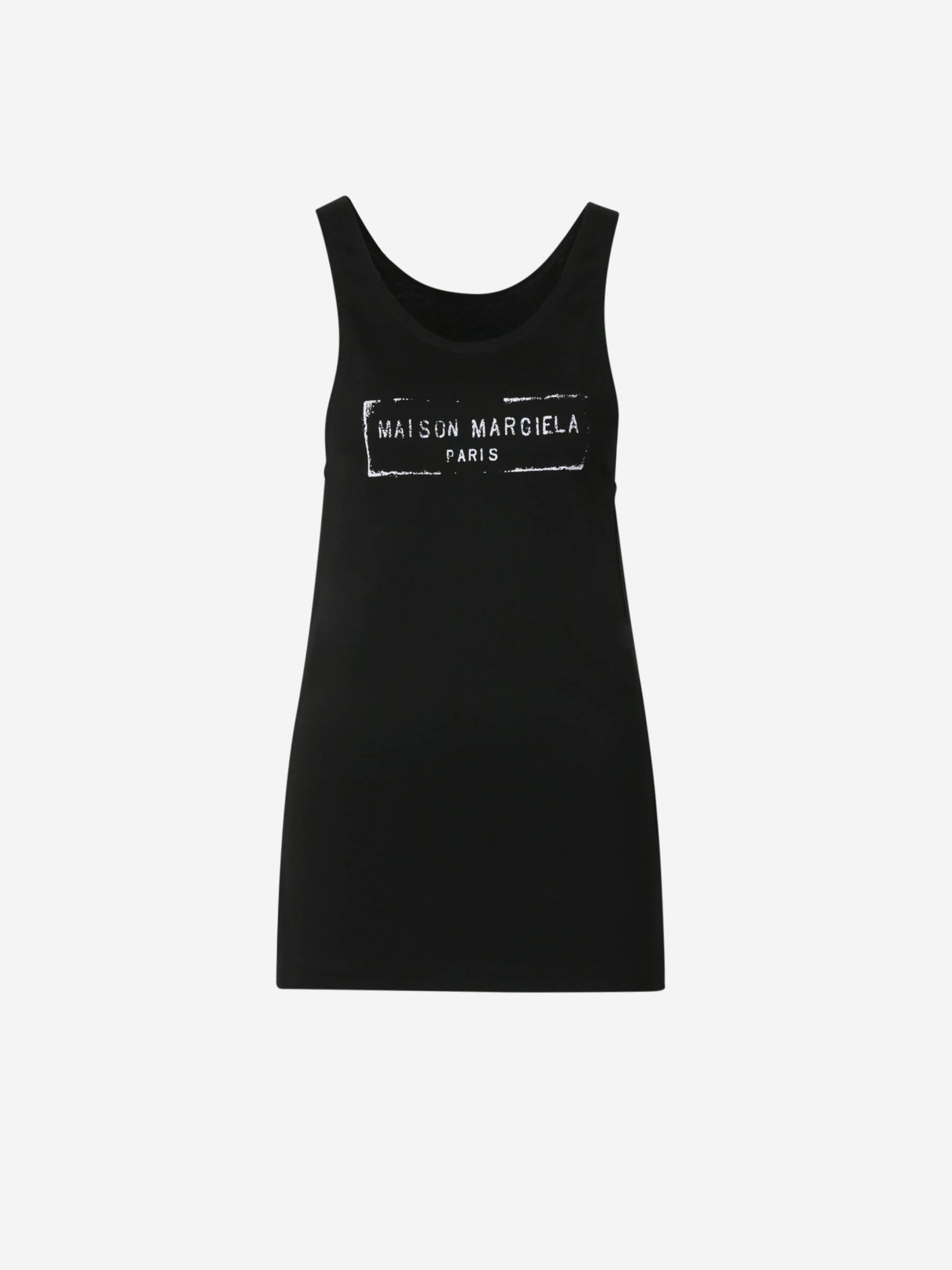 Maison Margiela Mujer Barcelona Camiseta Tirantes Logo color Negro sku 782-001690 01 - Foto 1