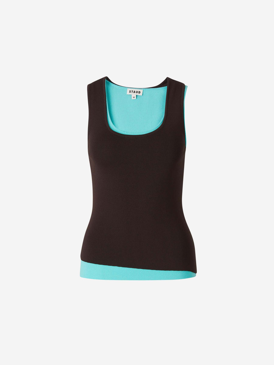 Staud Mujer Barcelona Camiseta Tirantes Tanque color Marrón Oscuro sku 782-001709 01 - Foto 1