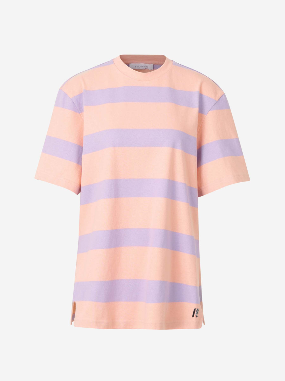 Rabanne Mujer Barcelona Camiseta Listada Algodón color Coral sku 782-001741 01 - Foto 1