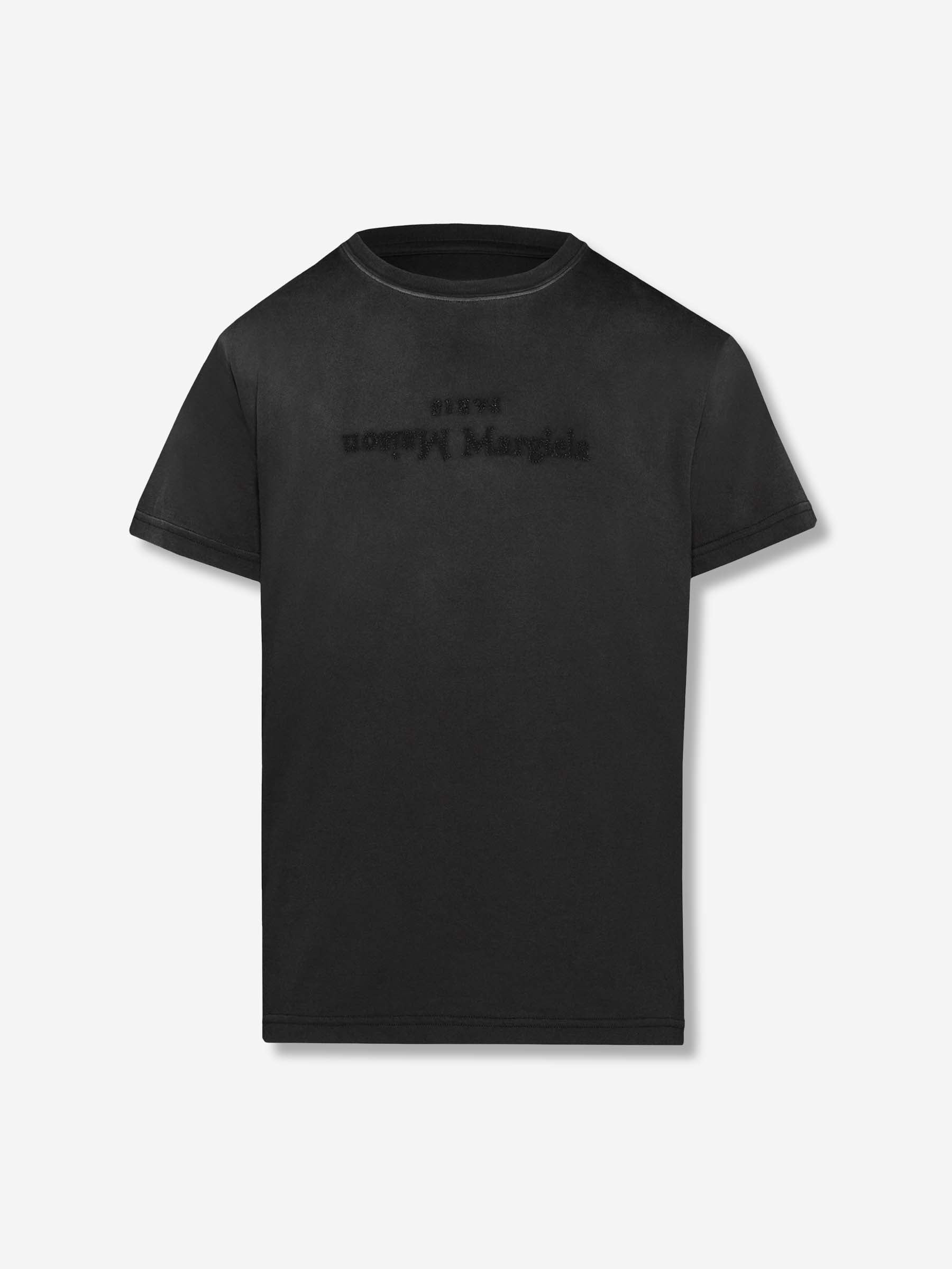 Outlet online Maison Margiela Mujer Camiseta Cuello Redondo color Gris Antracita sku 782-001763 01 - Foto 1