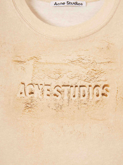 Outlet online Acne Studios Mujer Camiseta Estampada color Amarillo Claro sku 782-001777 01 - Foto 3