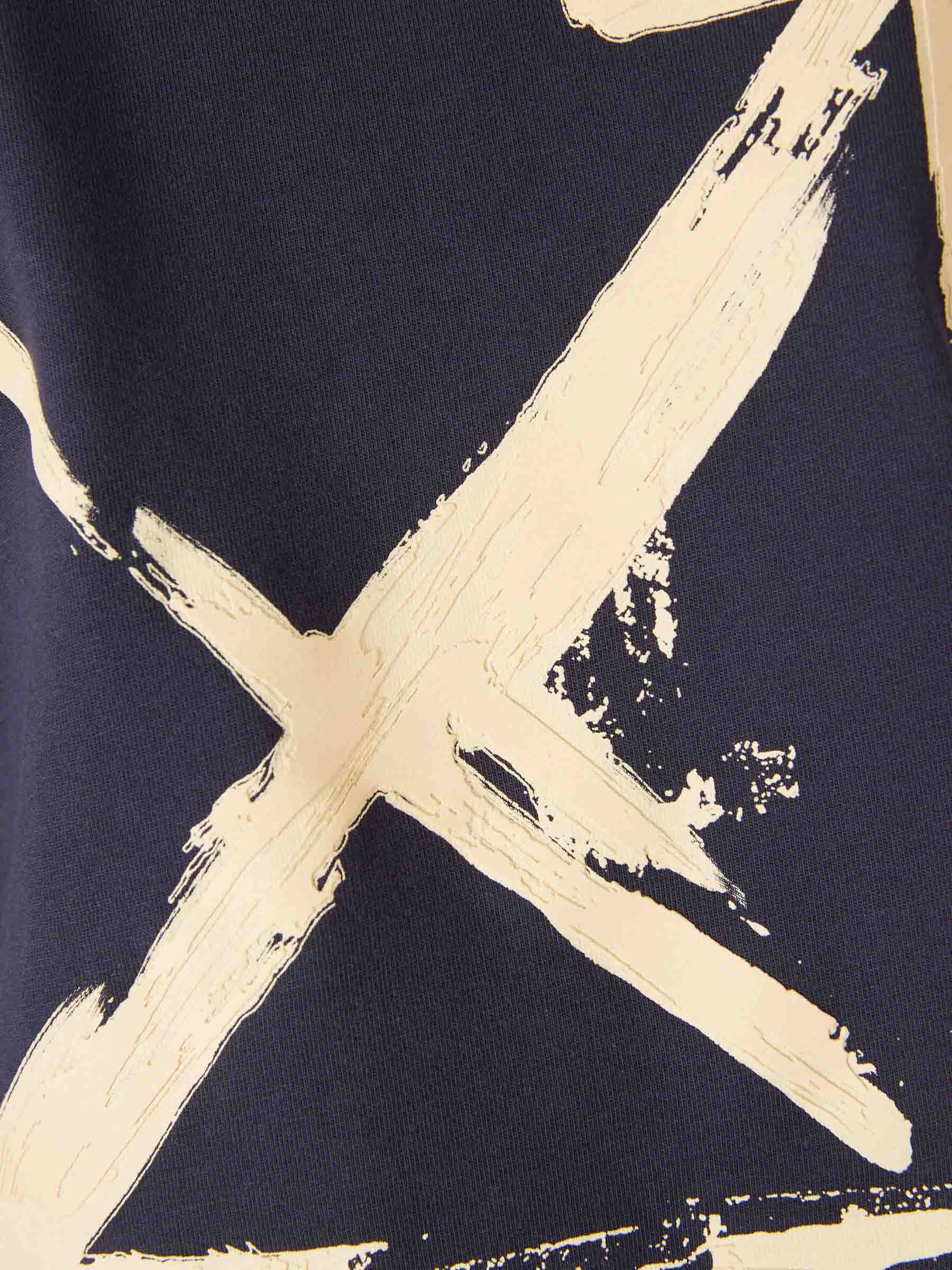 Outlet online Off-White Mujer Camiseta Cuello Redondo color Azul Noche sku 782-001784 01 - Foto 5