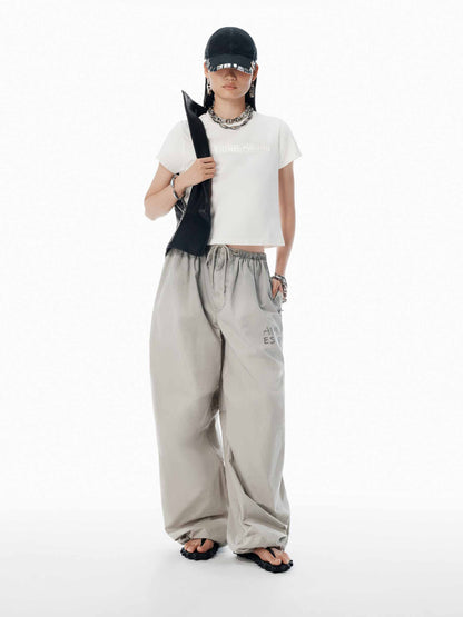 Outlet online Alexander Wang Mujer Camiseta Logo Algodón color Blanco sku 782-001795 01 - Foto 2