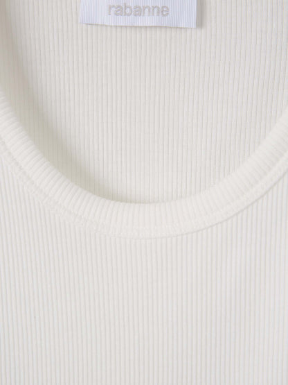 Outlet online Rabanne Mujer Top Signature Piercing color Blanco sku 782-001809 01 - Foto 3