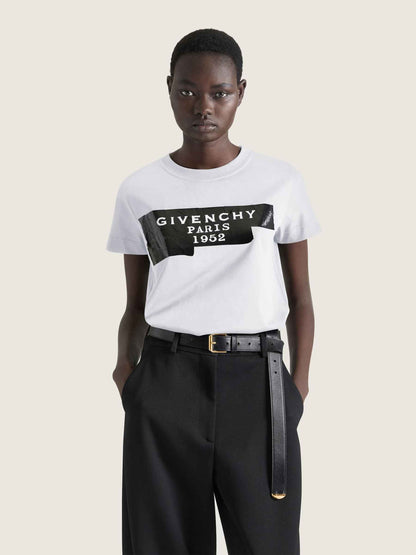 Outlet online Givenchy Mujer Camiseta Cuello Redondo color Blanco sku 782-001810 01 - Foto 2