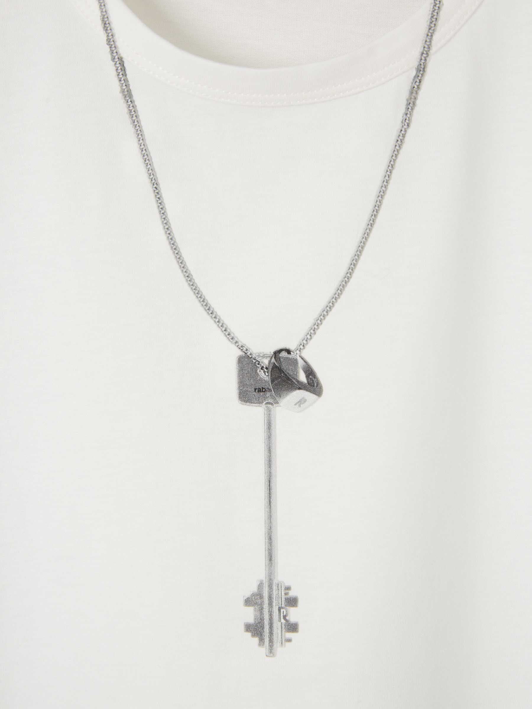 Outlet online Rabanne Mujer Camiseta Cuello Redondo color Blanco sku 782-001811 01 - Foto 3