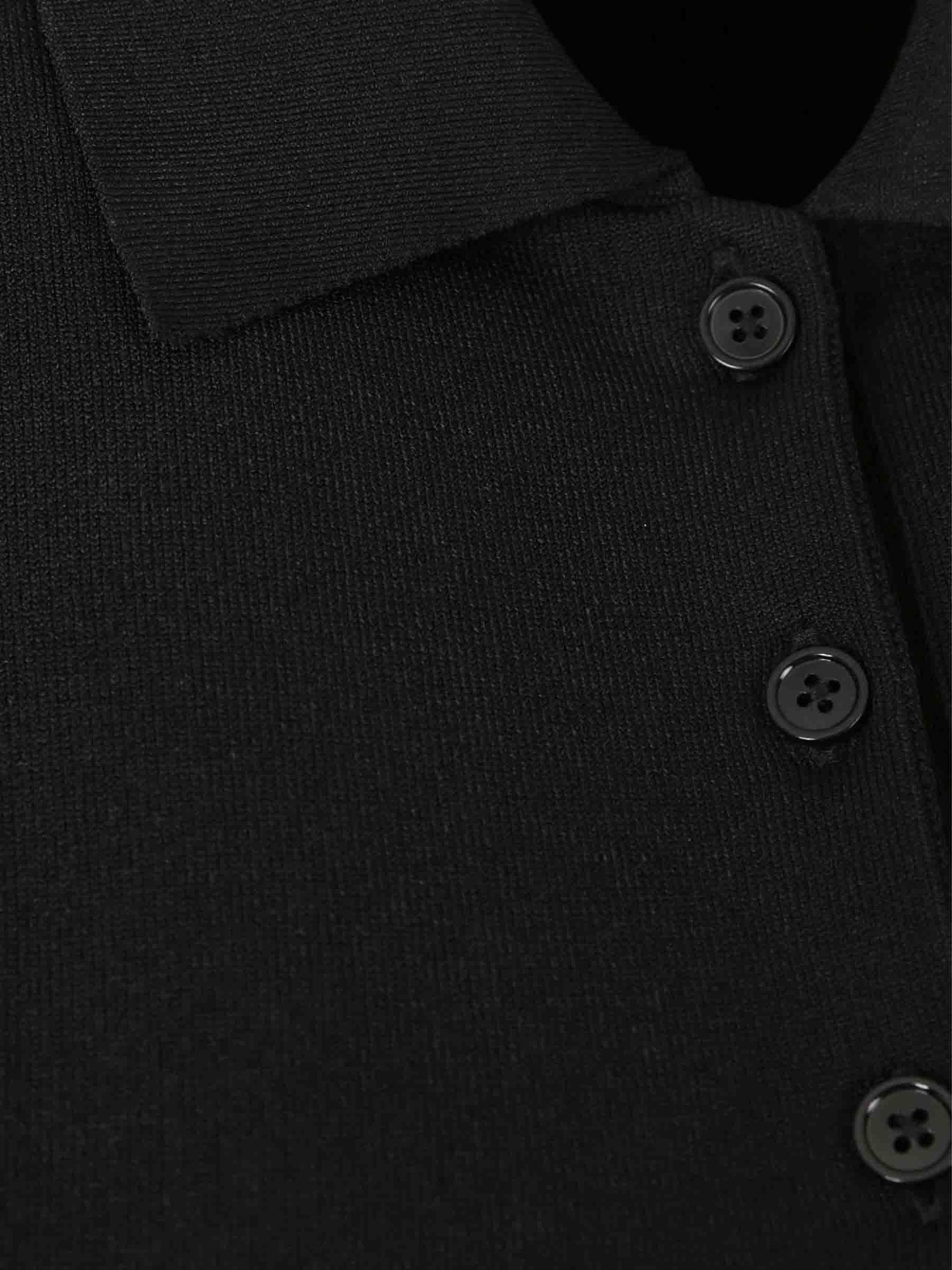 Outlet online McQueen Mujer Polo Punto Encaje color Negro sku 782-001822 01 - Foto 3