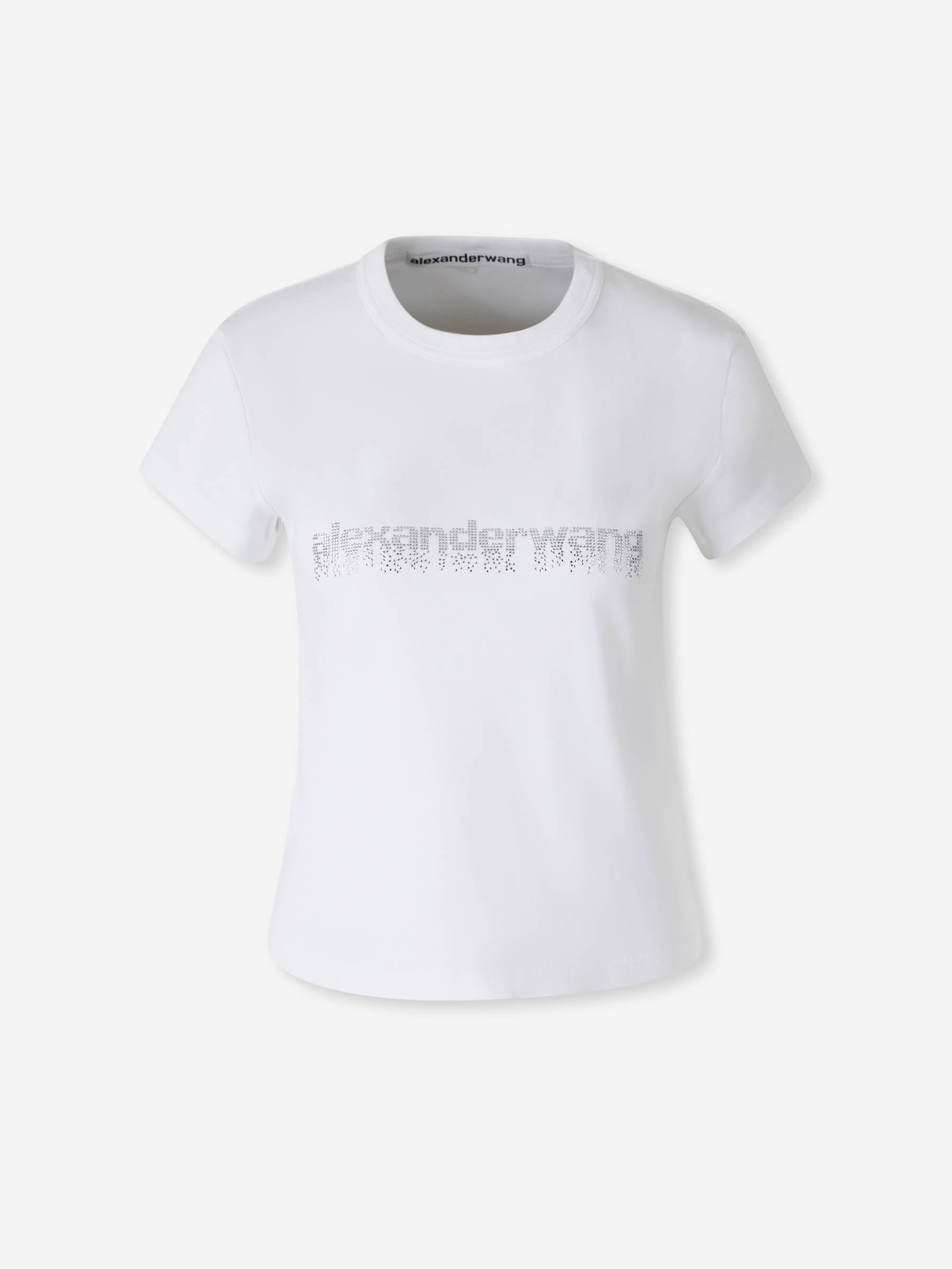Outlet online Alexander Wang Mujer Camiseta Cuello Redondo color Blanco sku 782-001824 01 - Foto 1