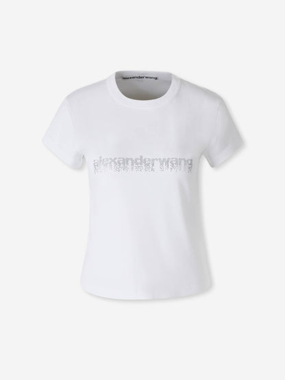 Outlet online Alexander Wang Mujer Camiseta Cuello Redondo color Blanco sku 782-001824 01 - Foto 1