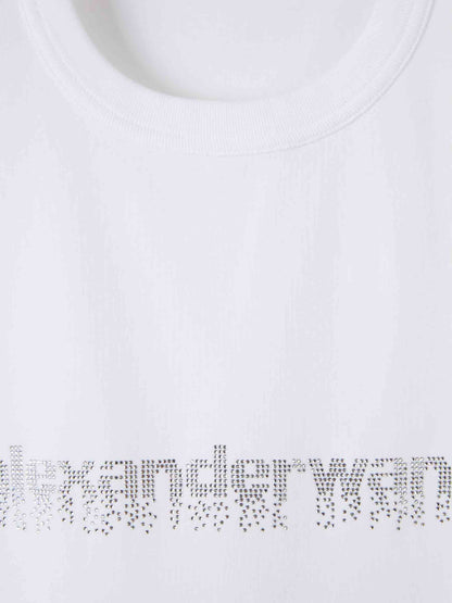 Outlet online Alexander Wang Mujer Camiseta Cuello Redondo color Blanco sku 782-001824 01 - Foto 3