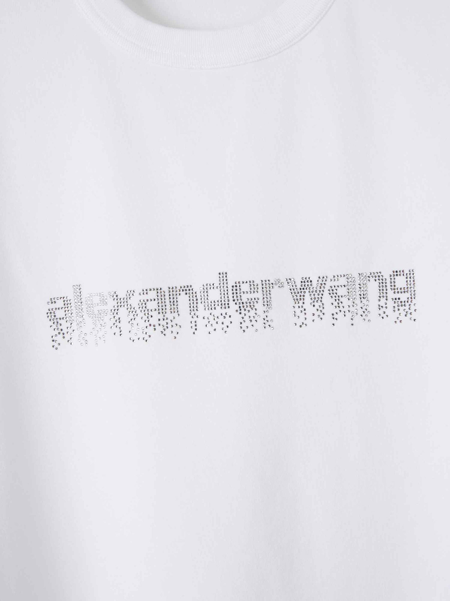 Outlet online Alexander Wang Mujer Camiseta Cuello Redondo color Blanco sku 782-001824 01 - Foto 4