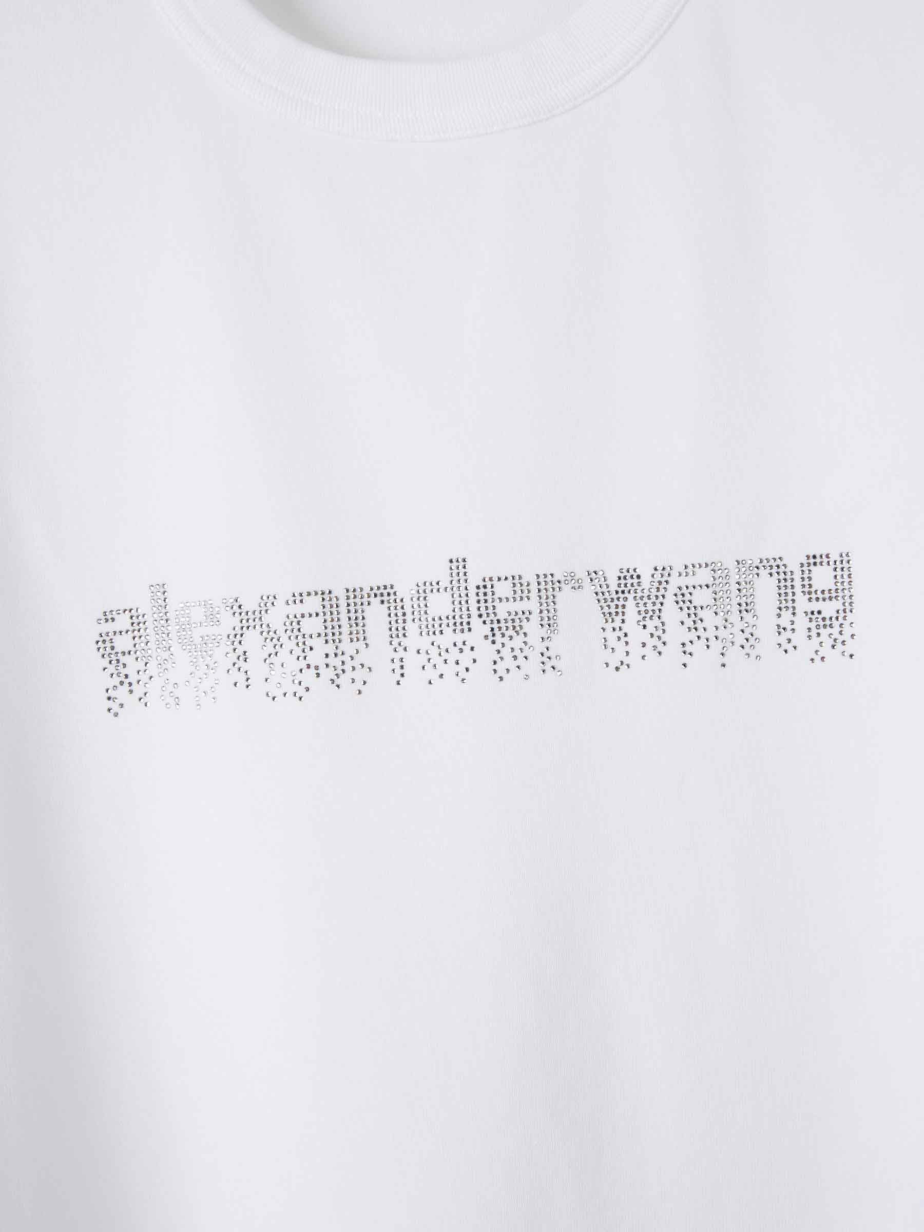 Outlet online Alexander Wang Mujer Camiseta Cuello Redondo color Blanco sku 782-001824 01 - Foto 4