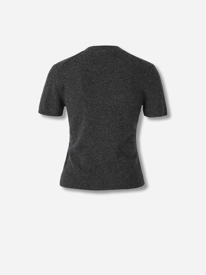 Outlet online Alexander Wang Mujer Camiseta Cropped color Gris Antracita sku 782-001832 01 - Foto 2