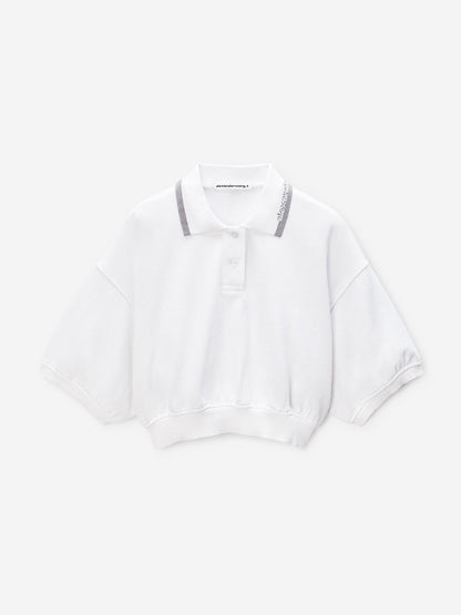 Outlet online Alexander Wang Mujer Polo Cropped color Blanco sku 782-001833 01 - Foto 1