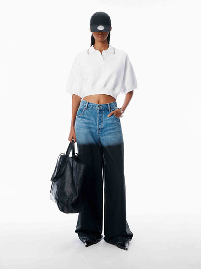 Outlet online Alexander Wang Mujer Polo Cropped color Blanco sku 782-001833 01 - Foto 2