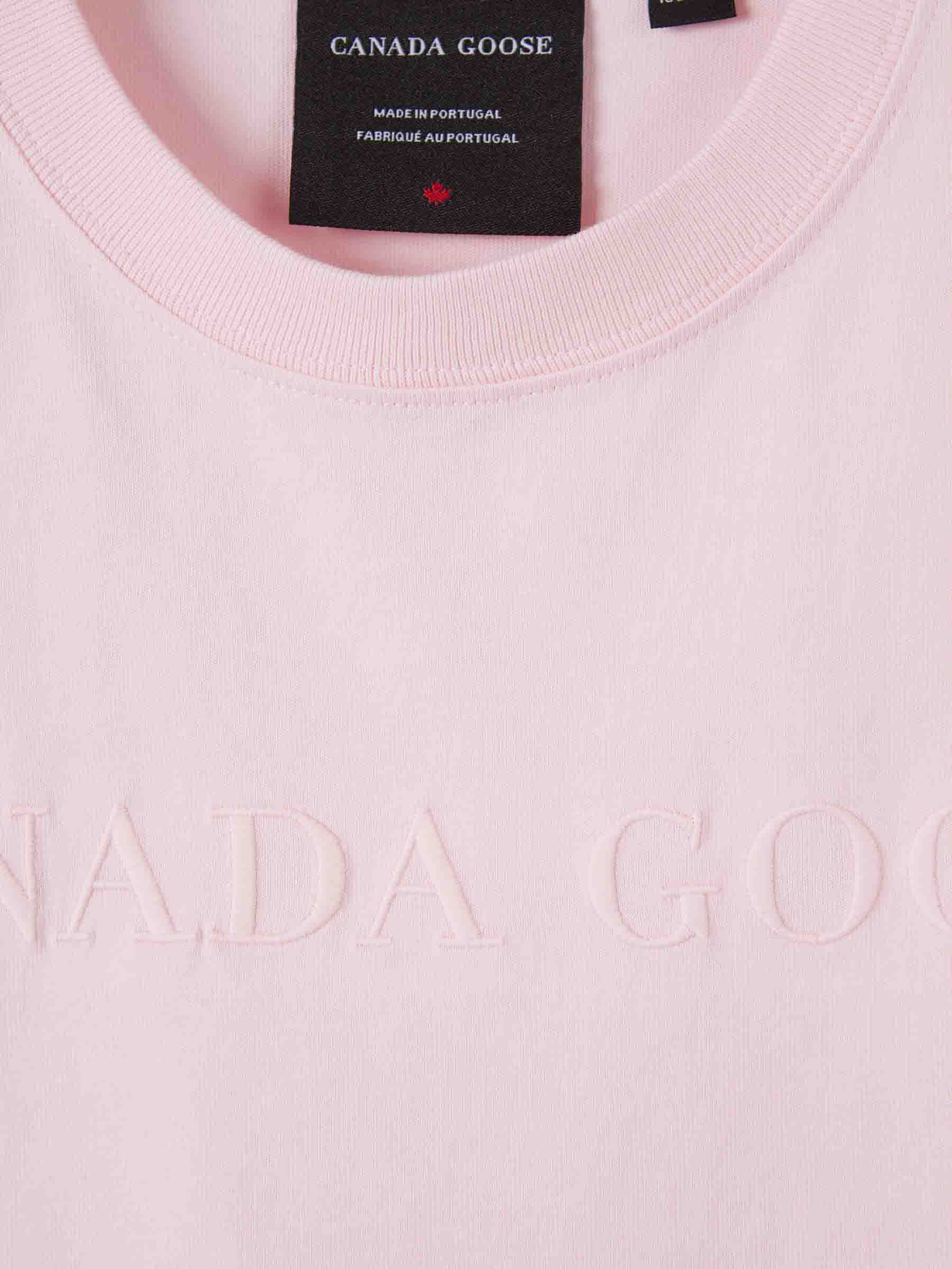 Canada Goose Mujer Barcelona Camiseta Roam Bordado color Rosa Palo sku 782-001860 01 - Foto 3