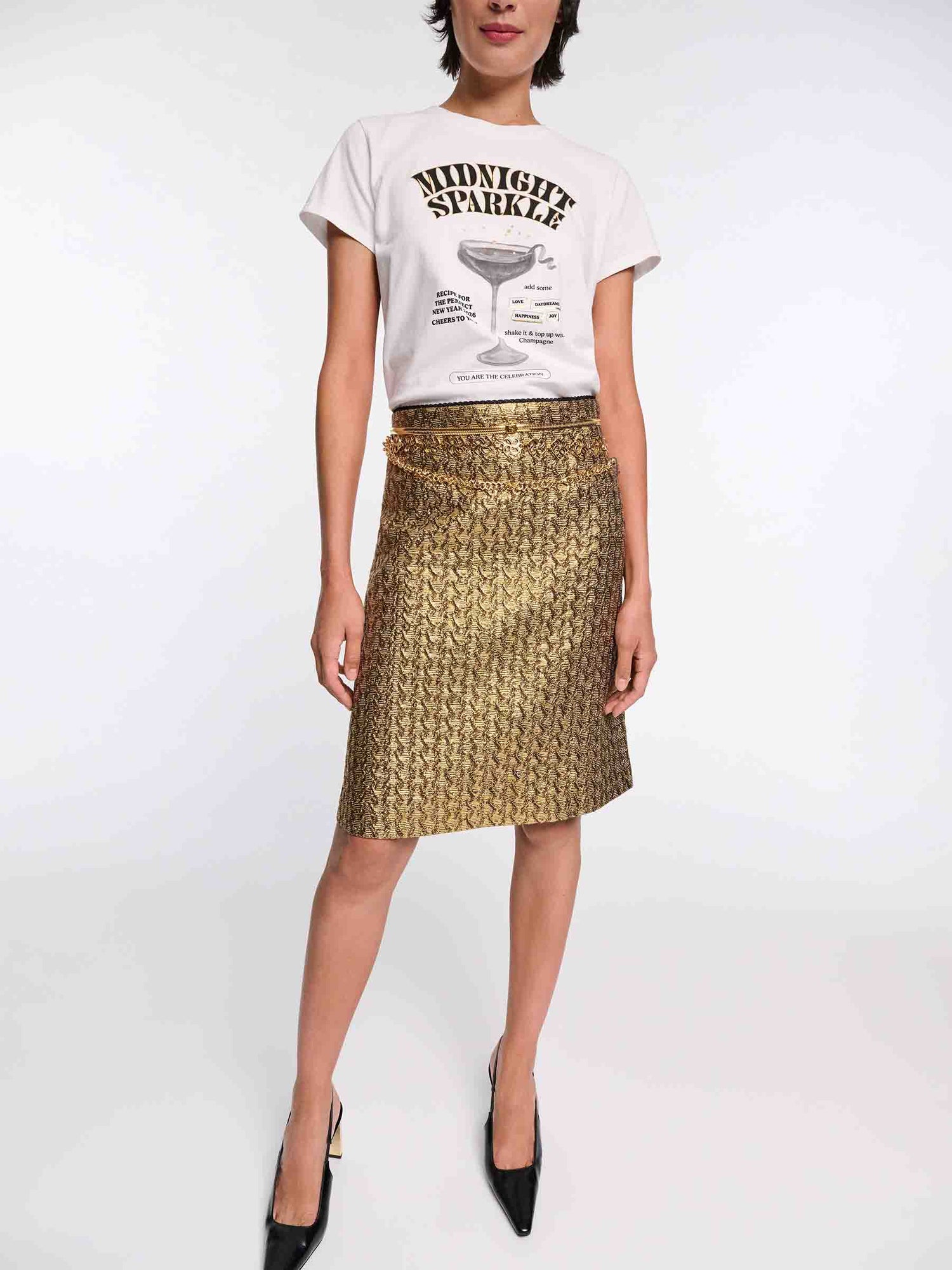 Outlet online Dorothee Schumacher Mujer Camiseta Cuello Redondo color Blanco sku 782-001873 01 - Foto 2