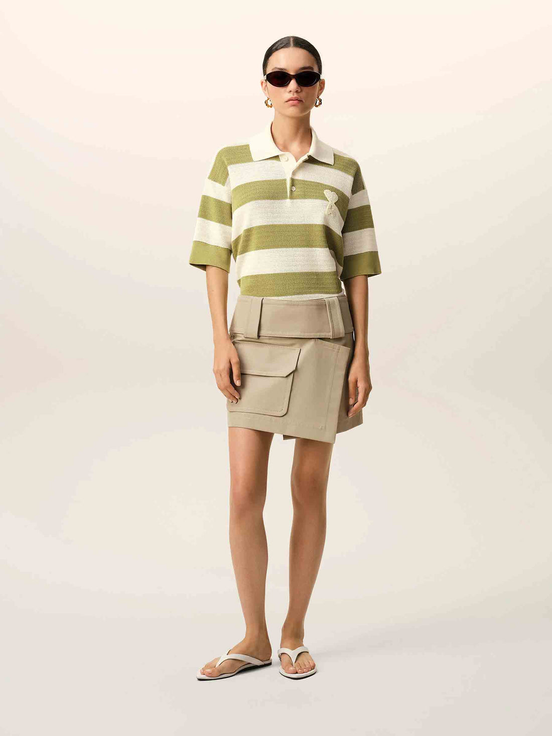 Ami Paris Mujer Barcelona Polo de Punto color Multicolor sku 782-001881 01 - Foto 2