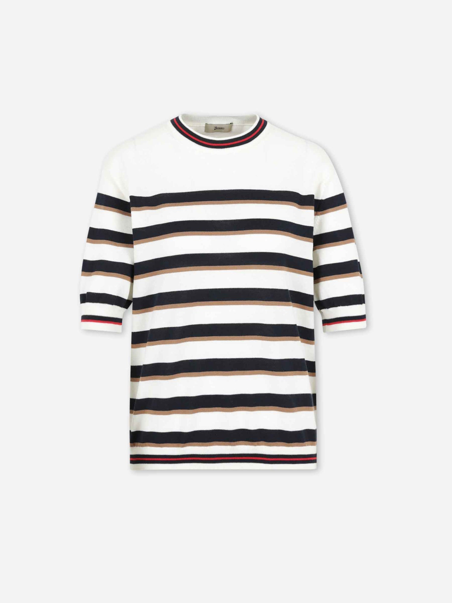 Outlet online Herno Mujer Camiseta Punto Algodón color Multicolor sku 782-001923 01 - Foto 1