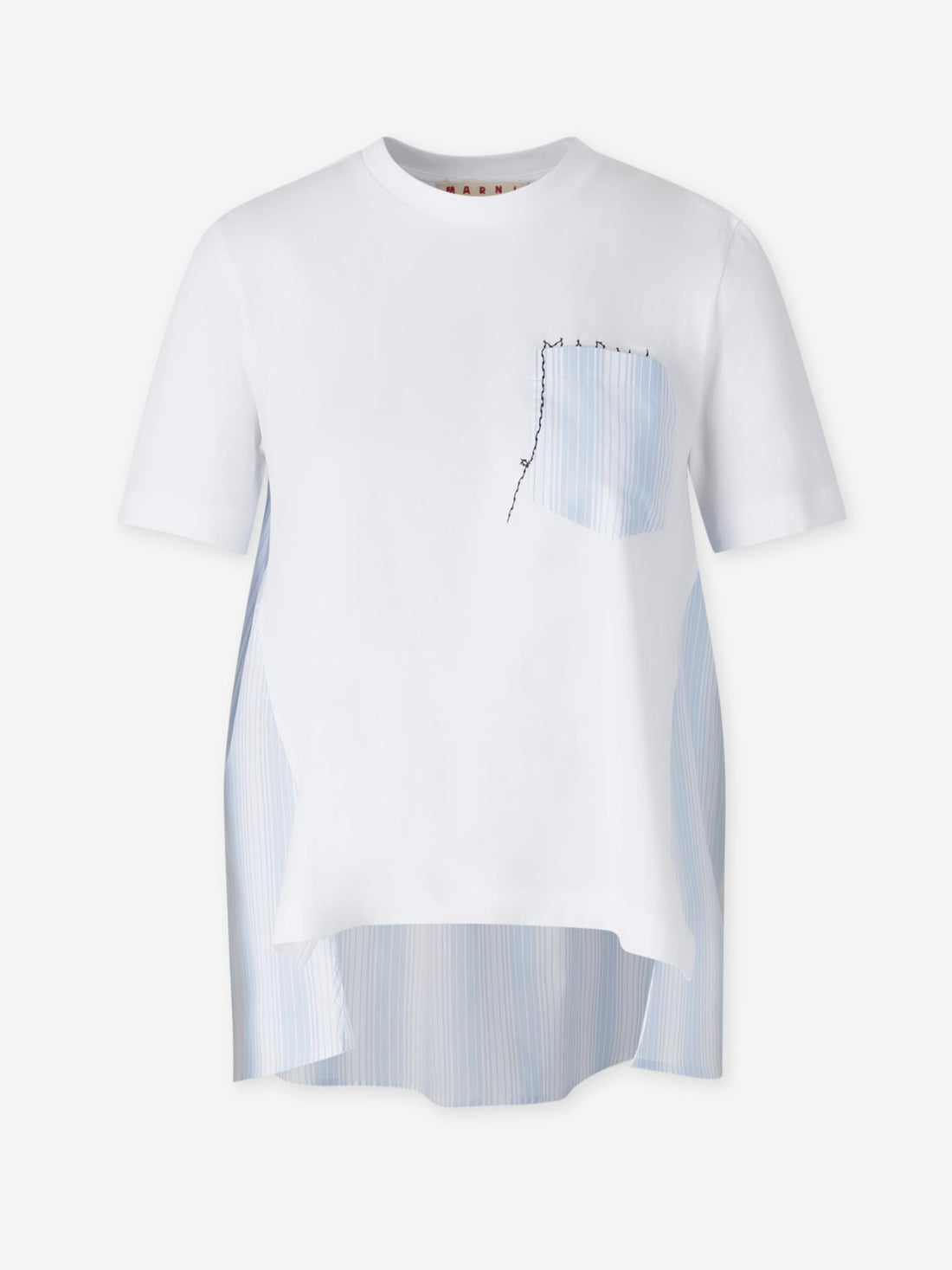 Marni Mujer Barcelona Camiseta Cuello Redondo color Blanco sku 782-001938 01 - Foto 1