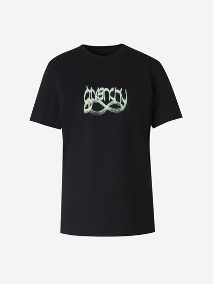 Outlet online Givenchy Hombre Camiseta Estampada Algodón color Negro sku 553-003453 01 - Foto 1