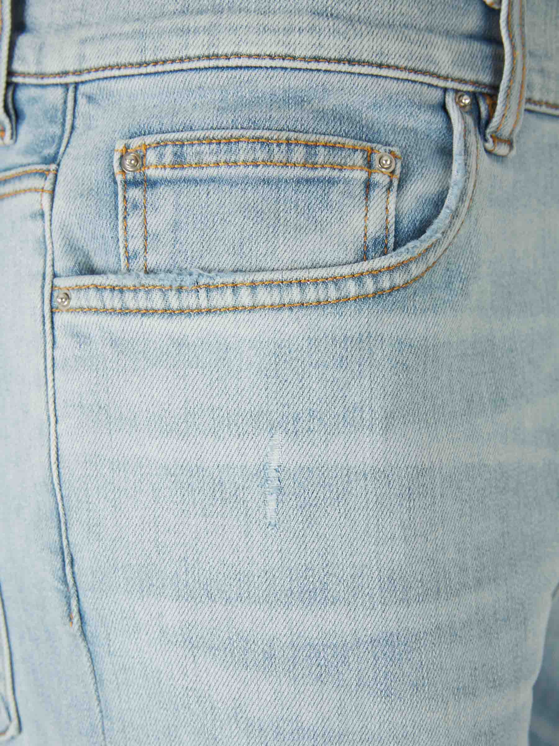 Outlet online Amiri Hombre Jeans Skinny Fit MX1 color Azul Denim Claro sku 522-002645 01 - Foto 4