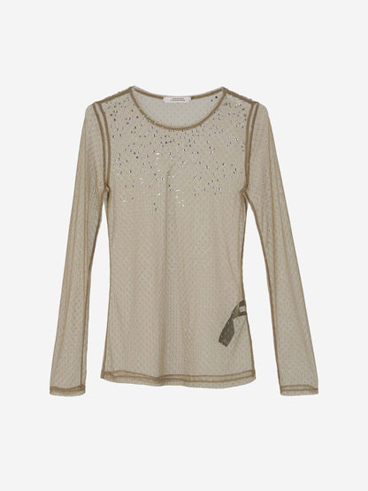 Top Transparente Brillos