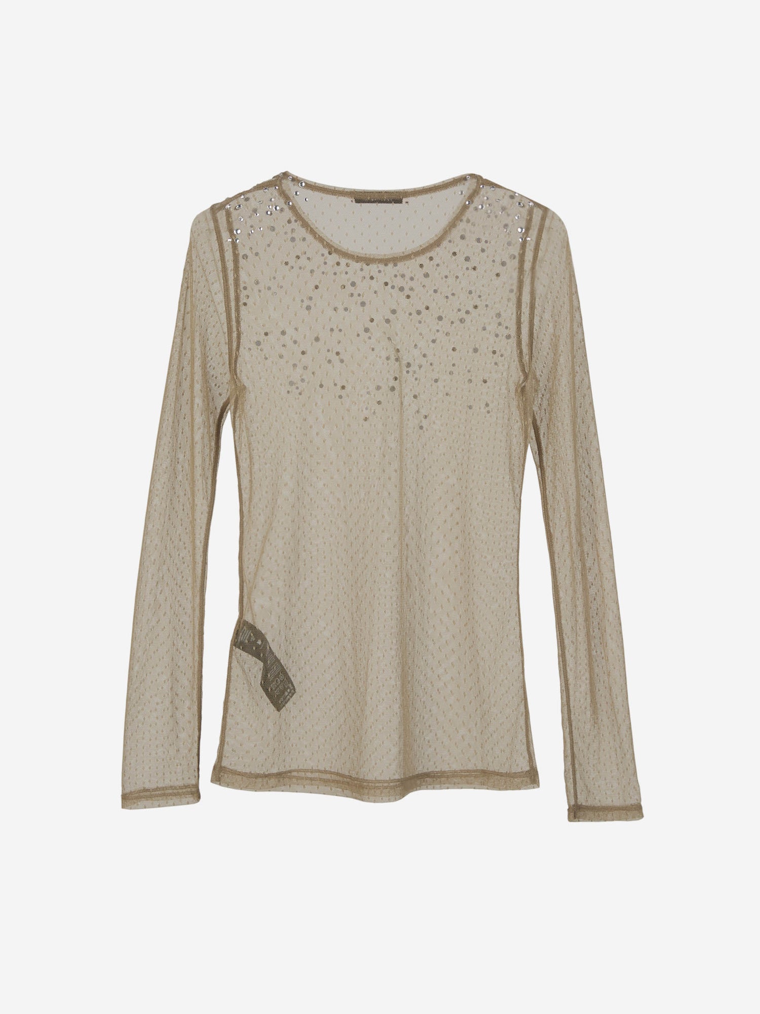 Top Transparente Brillos