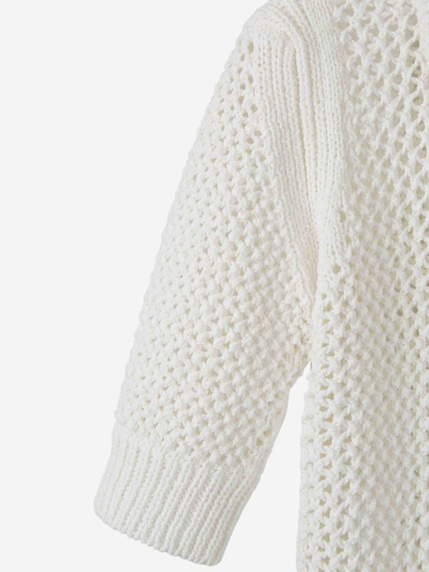 Outlet online Fabiana Filippi Mujer Polo Punto Algodón color Blanco sku 783-000066 01 - Foto 4