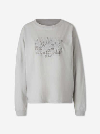 Maison Margiela Mujer Barcelona Camiseta cuello redondo color Gris Claro sku 783-000078 01 - Foto 1