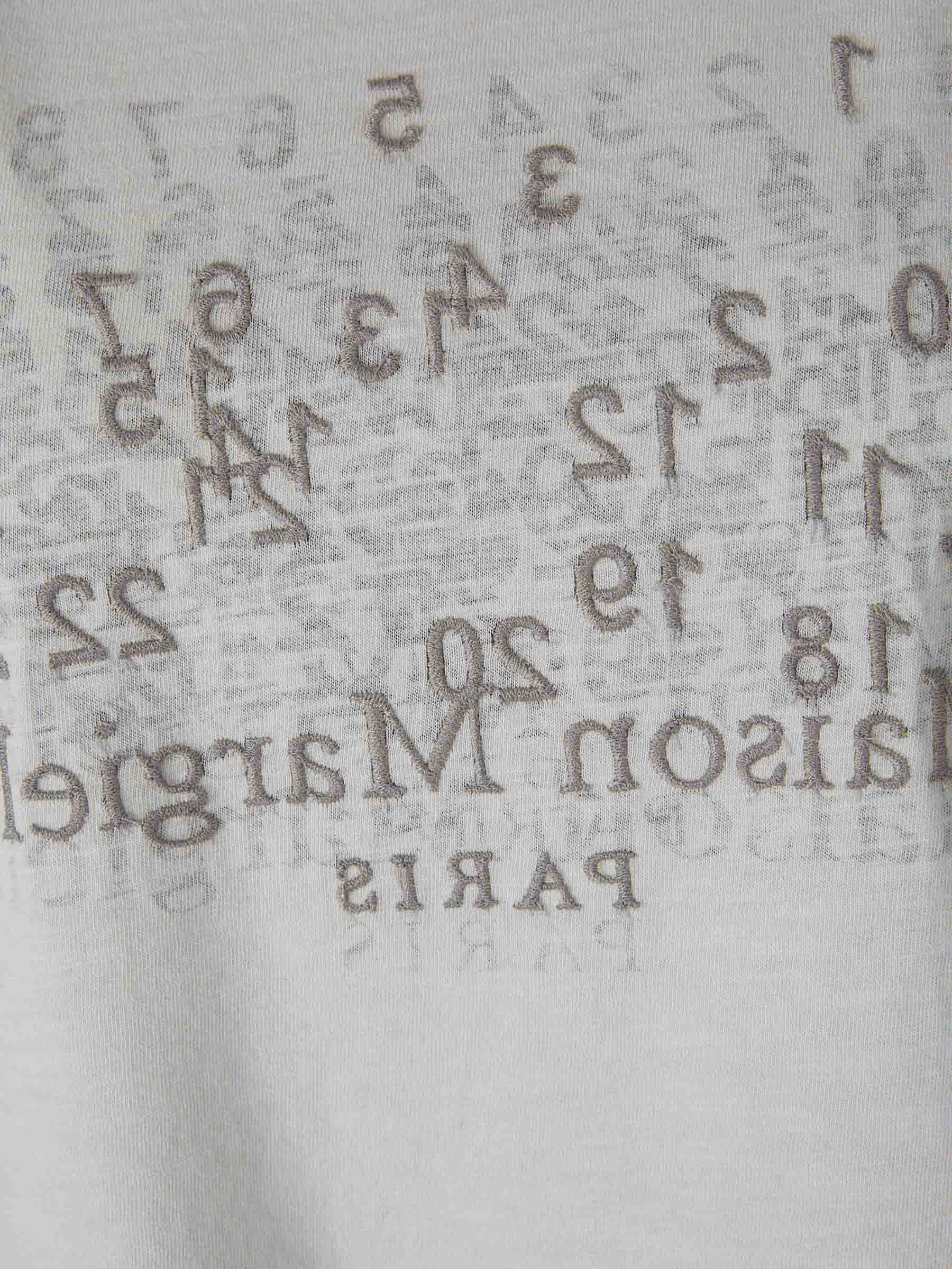 Maison Margiela Mujer Barcelona Camiseta cuello redondo color Gris Claro sku 783-000078 01 - Foto 4