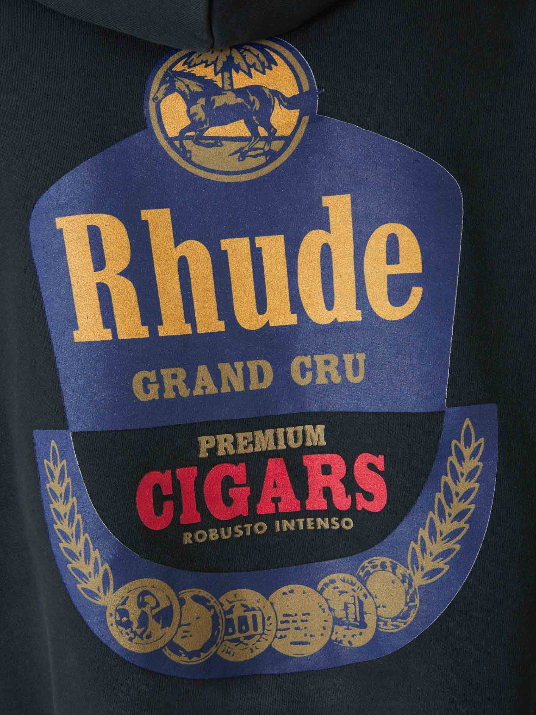 Rhude Sudadera Estampada Algodón color Negro sku 545-001511 01 - Foto 6