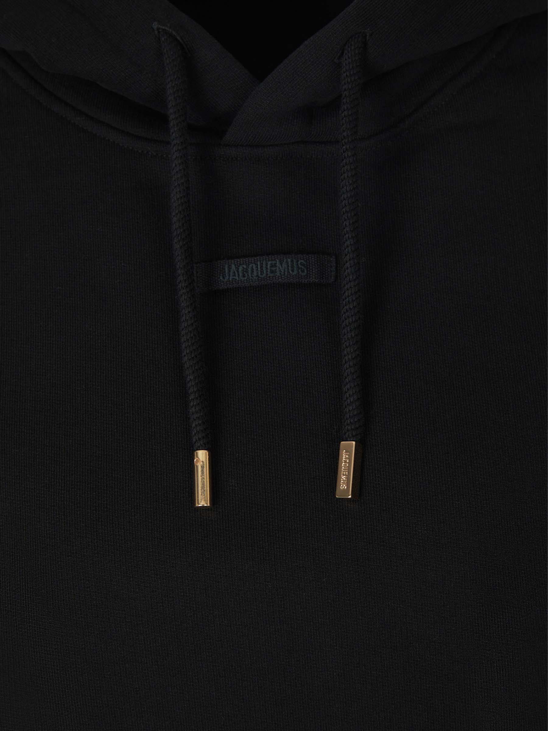 Outlet online Jacquemus Mujer Sudadera Le Gros Grain color Negro sku 715-000146 02 - Foto 7