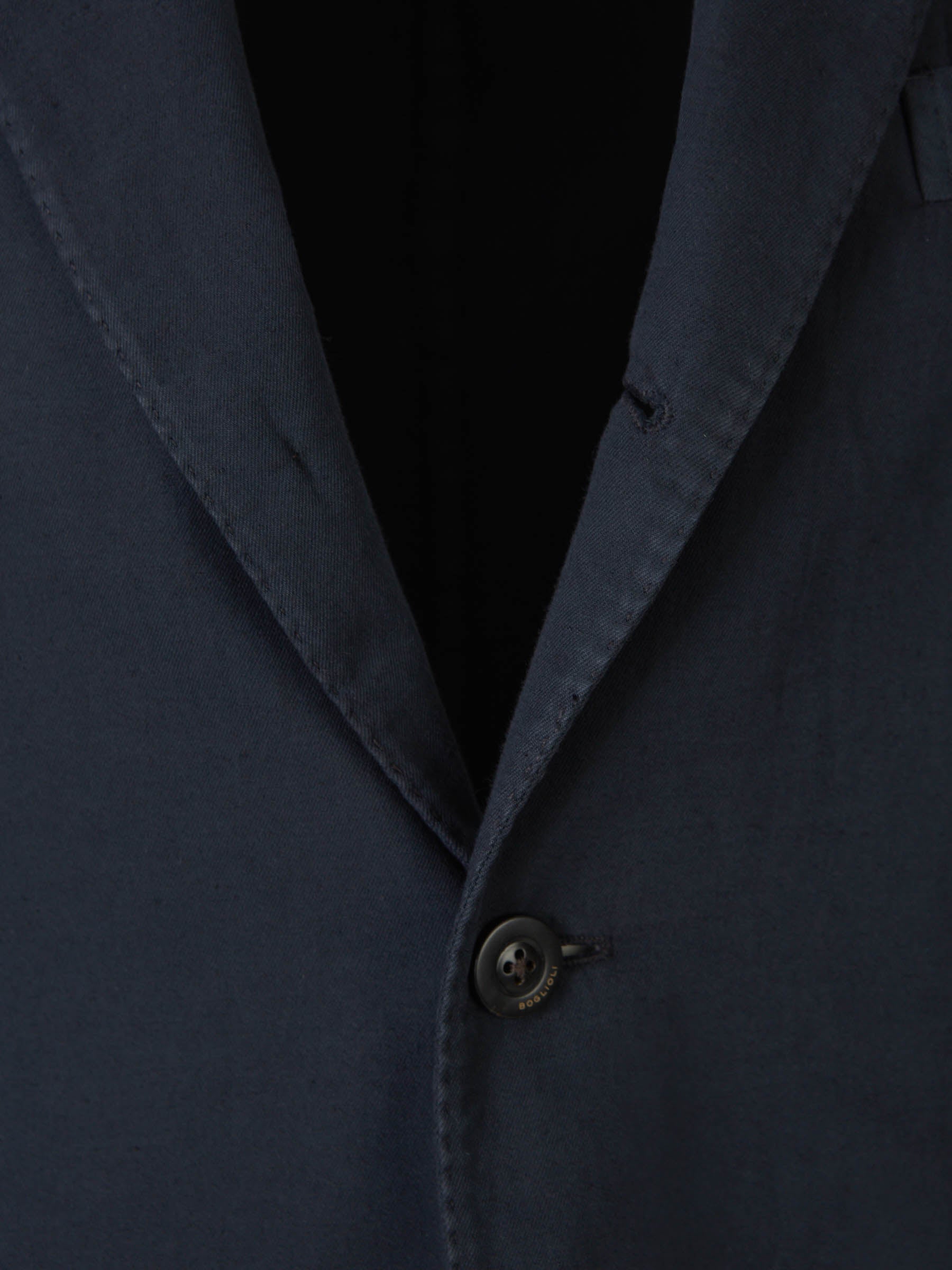 Outlet online Boglioli Hombre Americana Recta Lana color Azul Marino sku 302-003449 01 - Foto 3