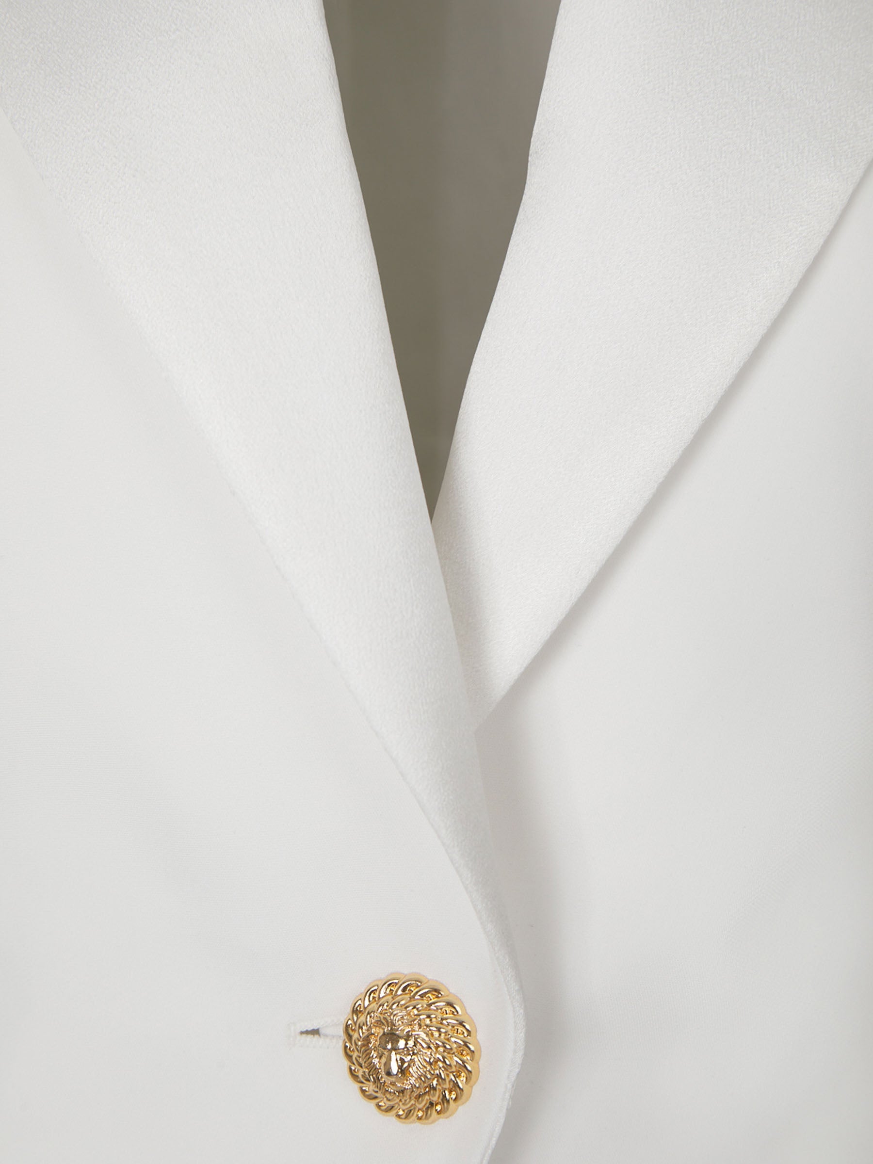 Outlet online Balmain Mujer Blazer Grain De Poudre color Blanco sku 741-002193 01 - Foto 3