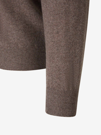 Santa Eulalia Cárdigan Punto Cashmere color Taupe sku 543-000936 02 - Foto 4