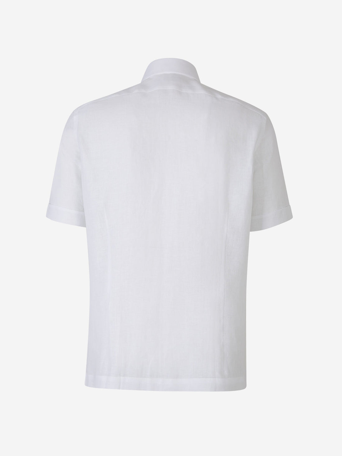 Outlet online Santa Eulalia Hombre Camisa Manga Corta Lino color Blanco sku 532-000569 01 - Foto 2