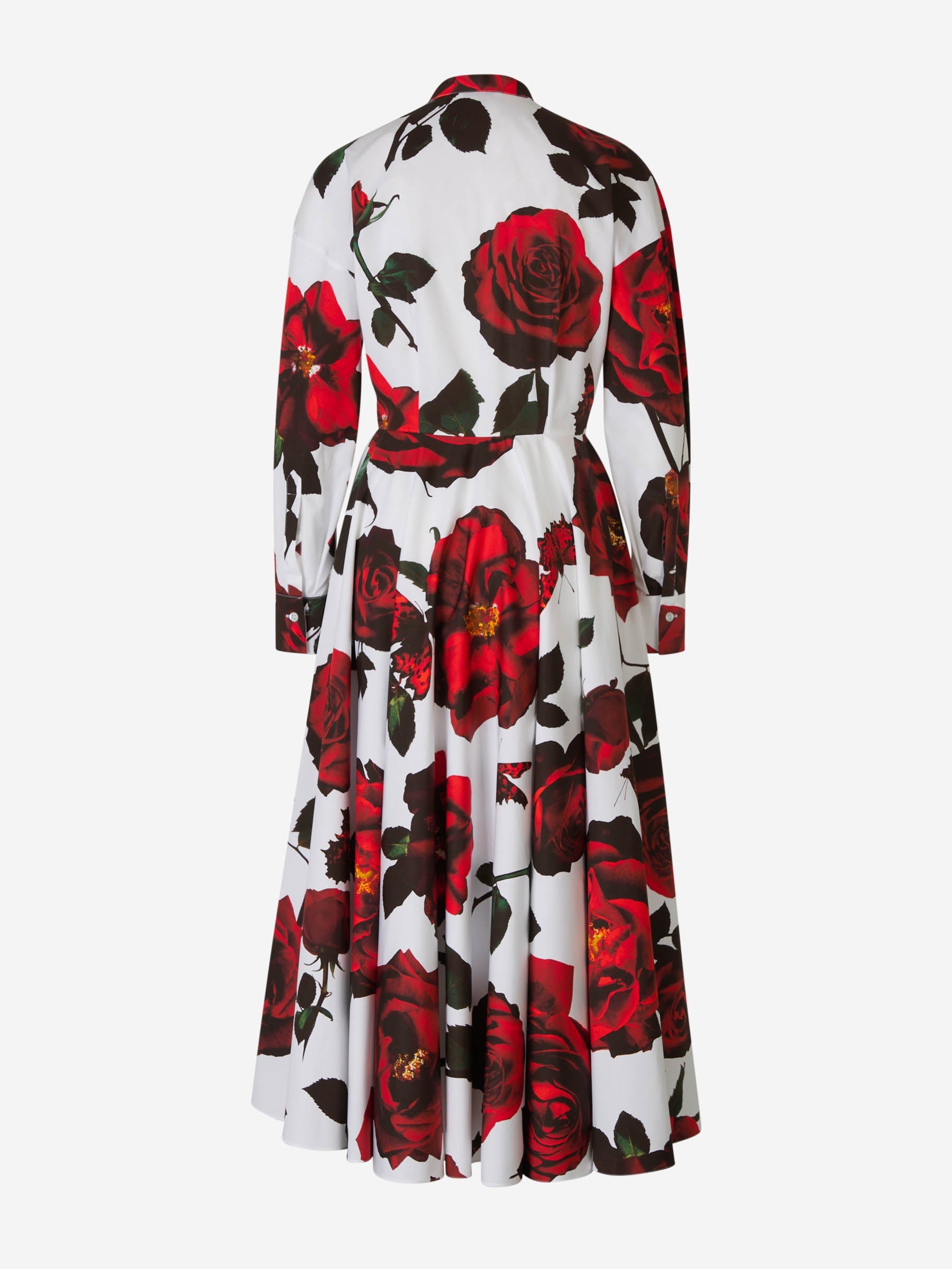 Outlet online McQueen Mujer Vestido Midi Motivo Tudor Rose color Floral sku 721-000252 01 - Foto 2