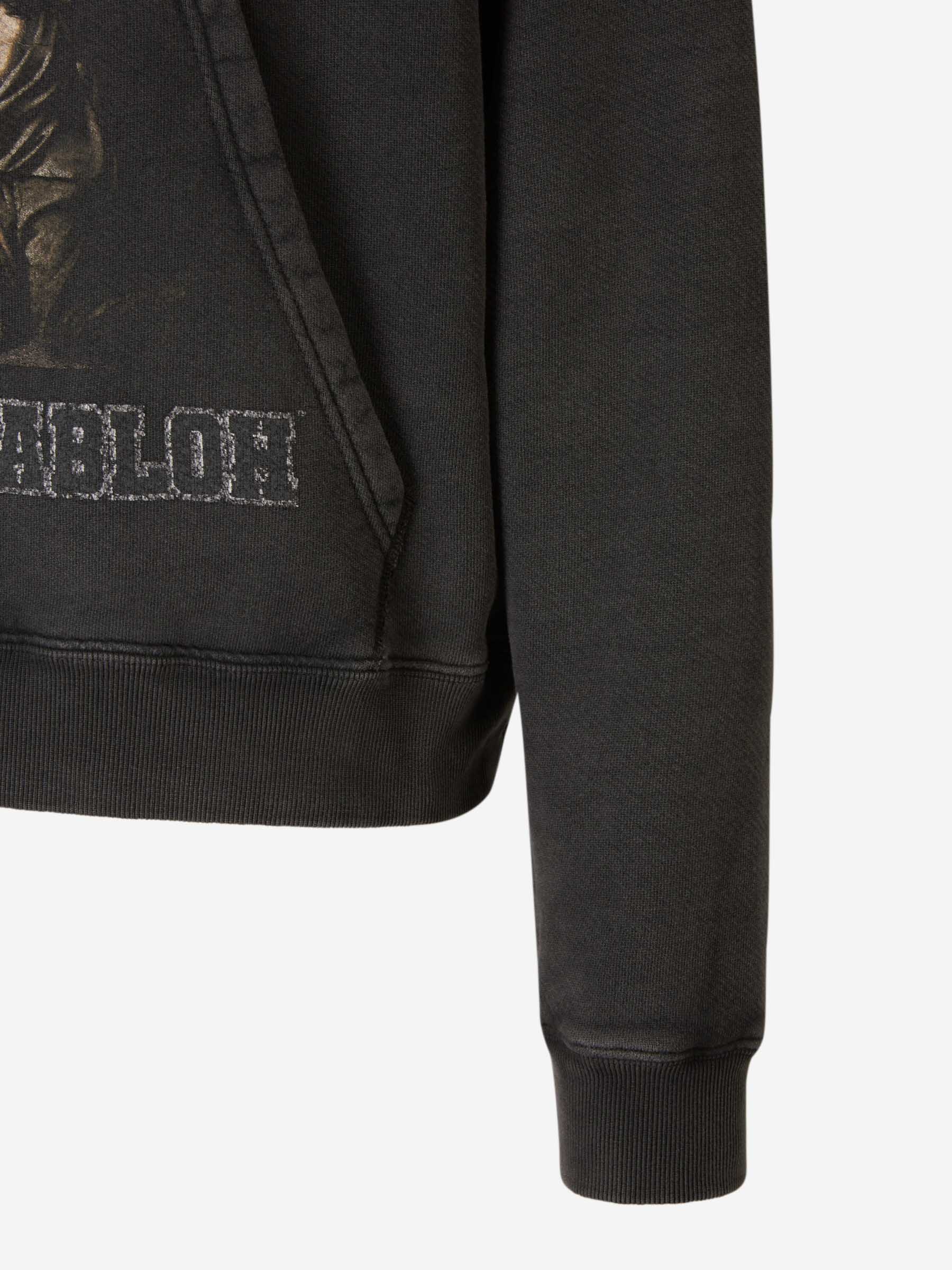 Outlet online Off-White Hombre Sudadera Capucha Mary Skate color Gris Antracita sku 545-001505 02 - Foto 5