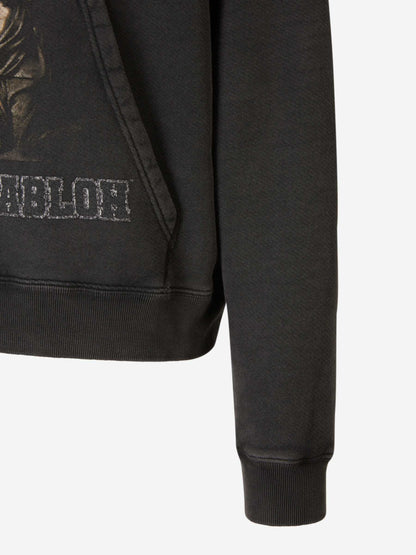 Outlet online Off-White Hombre Sudadera Capucha Mary Skate color Gris Antracita sku 545-001505 02 - Foto 5