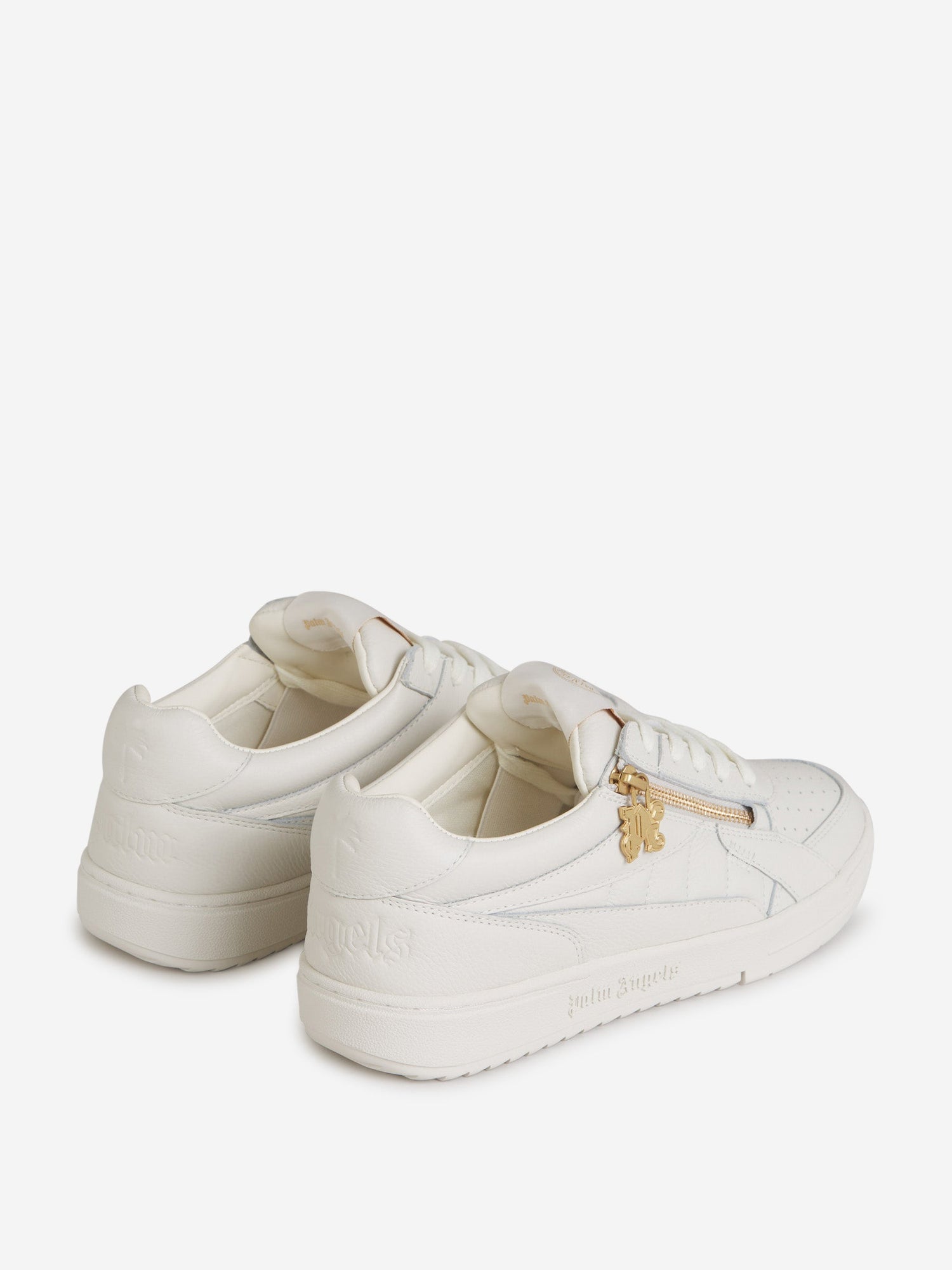Outlet online Palm Angels Hombre Sneakers Side Zip University color Blanco sku 616-002669 01 - Foto 3