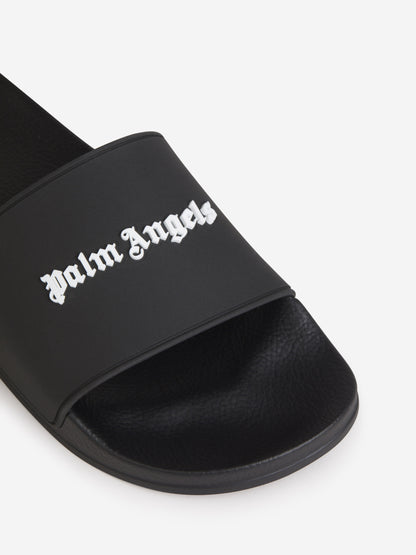 Outlet online Palm Angels Hombre Sandalias Pool Logo color Negro sku 617-000076 01 - Foto 4