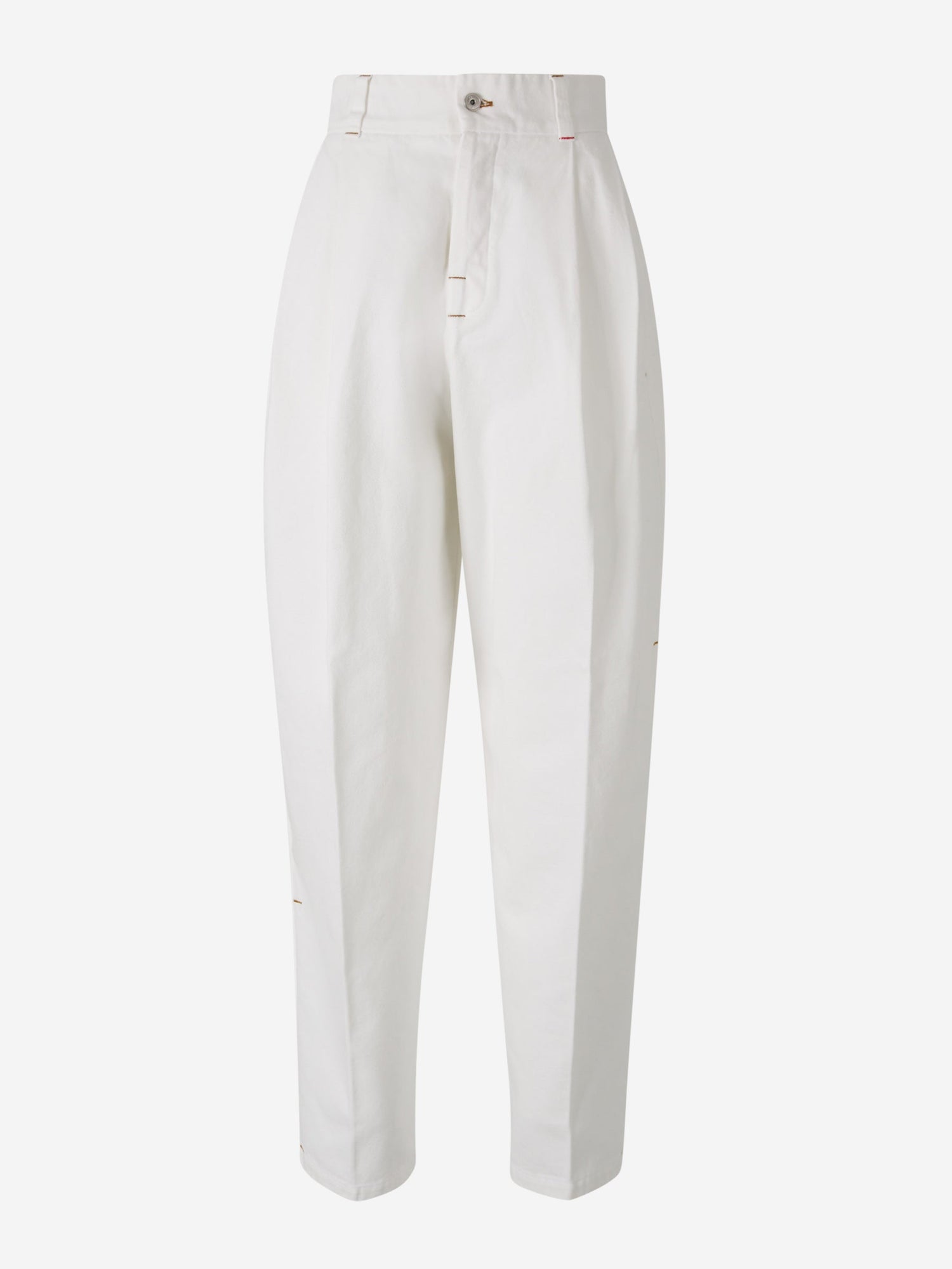 Outlet online Jacquemus Mujer Jeans Le de-Nîmes Curzio color Crema sku 763-001602 01 - Foto 1