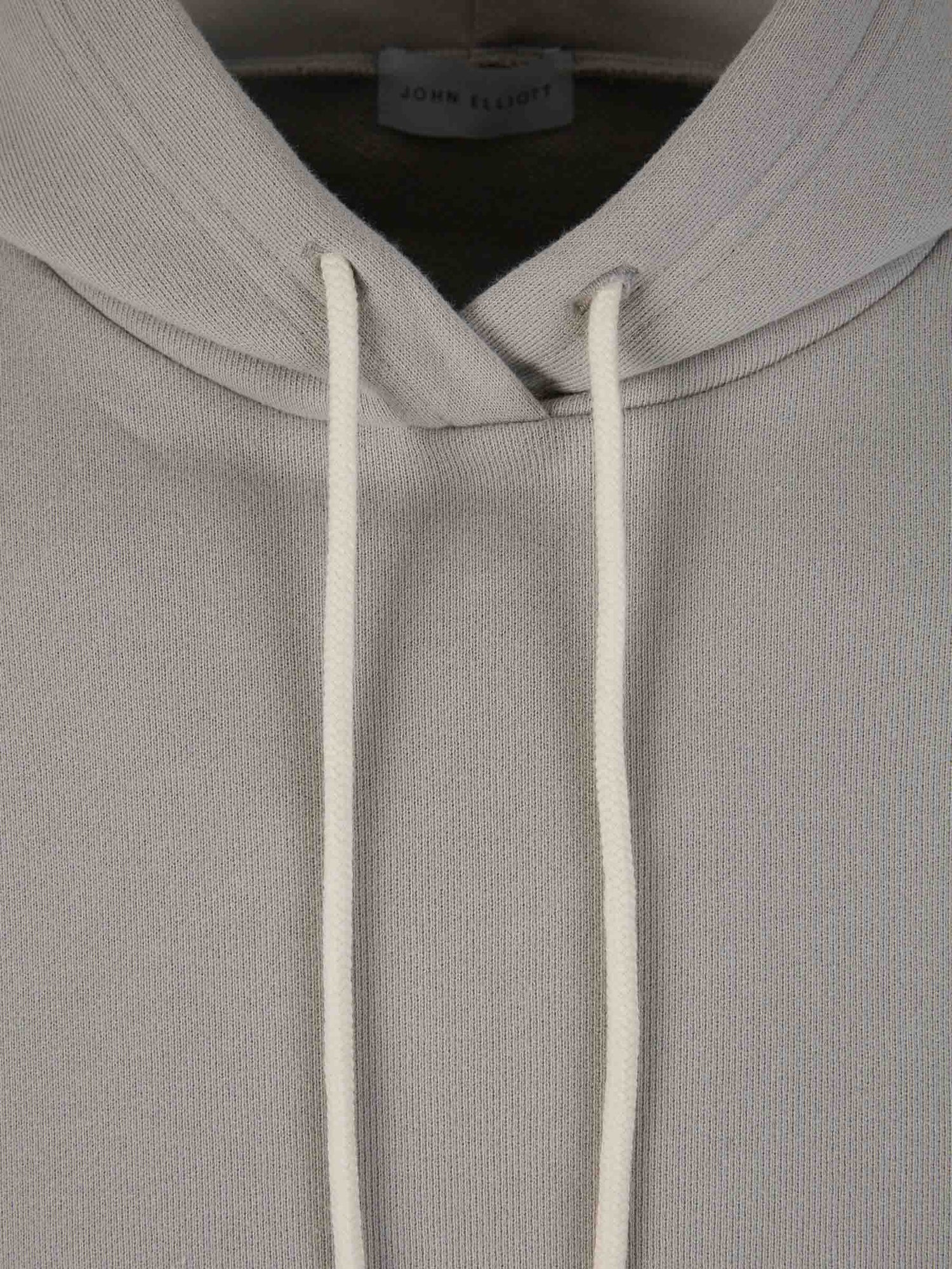 Outlet online John Elliott Hombre Sudadera Capucha Algodón color Gris Claro sku 545-001531 02 - Foto 3
