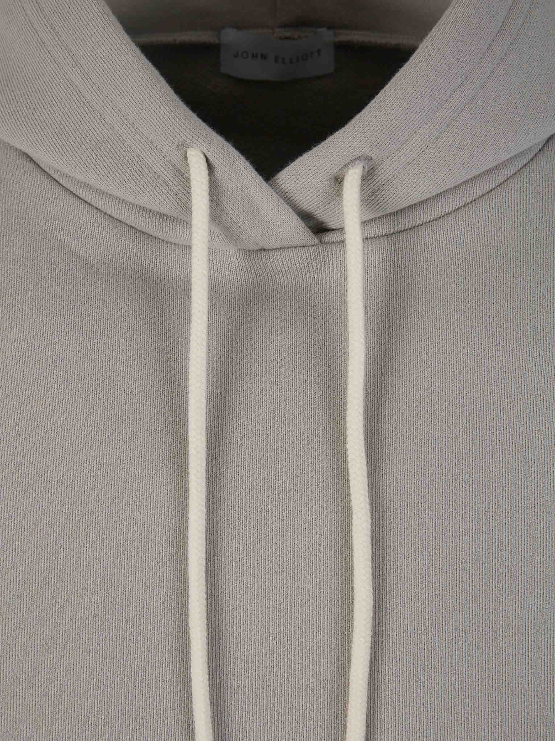 Outlet online John Elliott Hombre Sudadera Capucha Algodón color Gris Claro sku 545-001531 02 - Foto 3