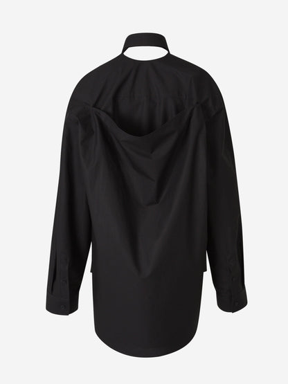 Outlet online Balenciaga Mujer Vestido Mini Camisero Suspended color Negro sku 732-001411 01 - Foto 2