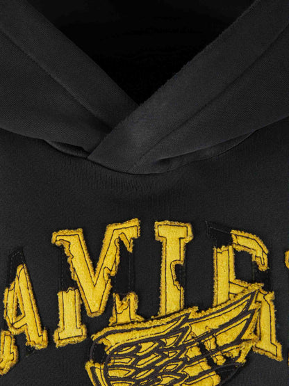 Outlet online Amiri Hombre Sudadera Capucha Parche color Negro sku 545-001539 01 - Foto 4