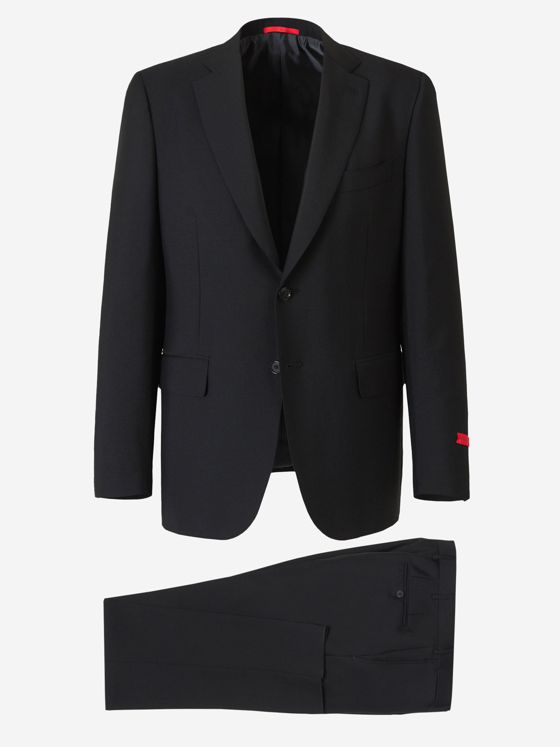 Outlet online Isaia Hombre Traje de Lana Mohair color Negro sku 312-002560 02 - Foto 1