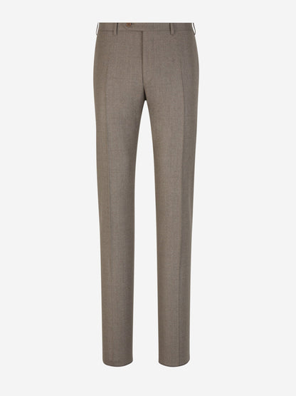 Outlet online Canali Hombre Pantalones Formales Lana color Crema sku 321-000332 07 - Foto 1