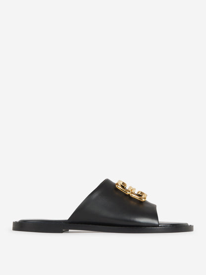 Outlet online Givenchy Mujer Sandalias Mule 4G Liquid color Negro sku 800-005337 01 - Foto 5